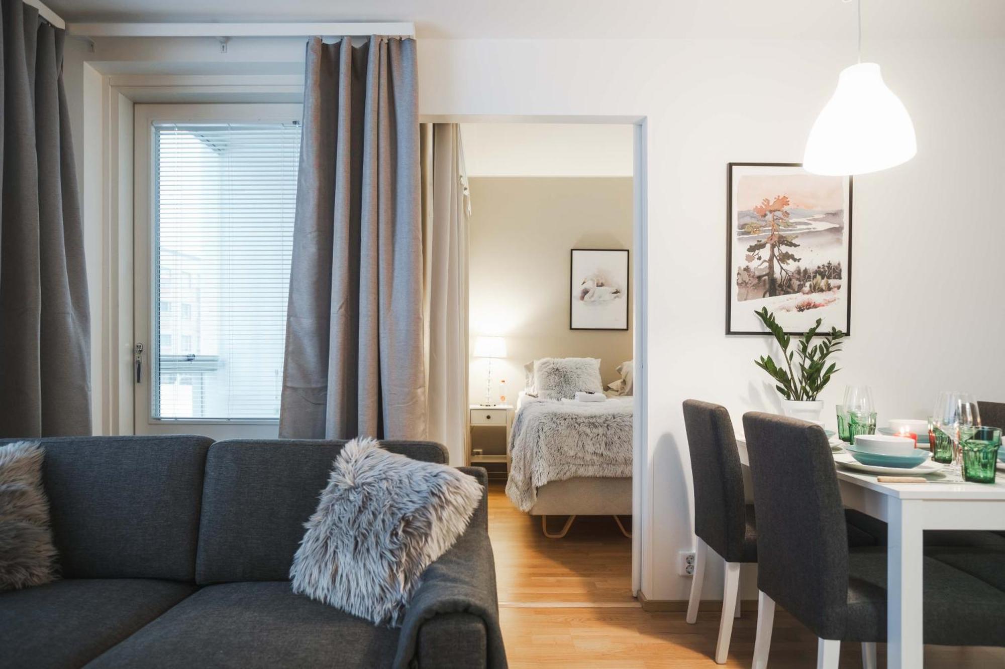 Cozy City Apartment With Sauna ロヴァニエミ エクステリア 写真
