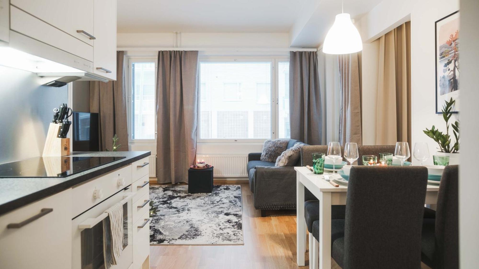 Cozy City Apartment With Sauna ロヴァニエミ エクステリア 写真