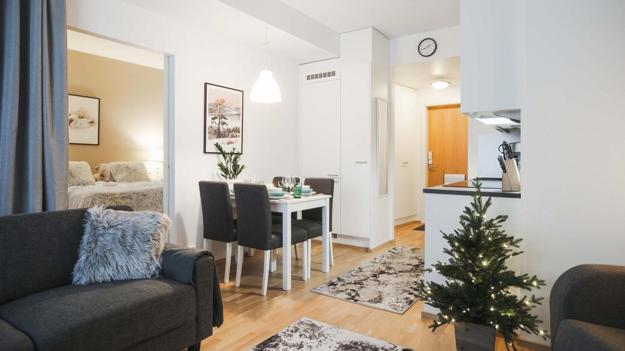 Cozy City Apartment With Sauna ロヴァニエミ エクステリア 写真
